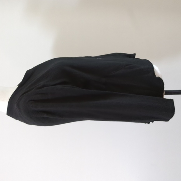 Oska Soft Black Textured Seersucker Jacket - Picture 5 of 16
